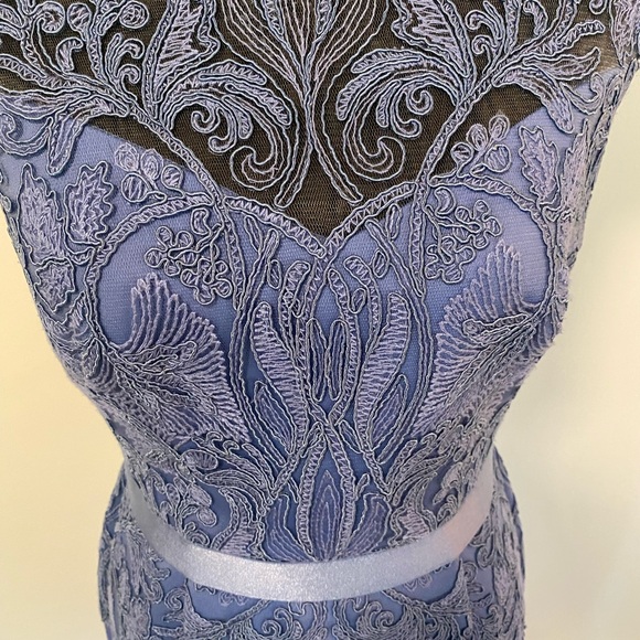 Tadashi Shoji Corded Lace Cap-Sleeve Cocktail Dress - Picture 7 of 12